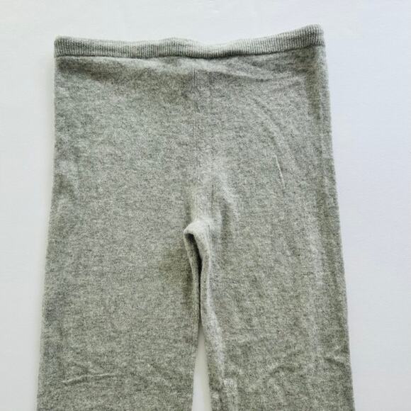 Sofia Cashmere Wide Leg Cashmere Drawstring Pants Grey Size Large Comfort - Picture 7 of 8